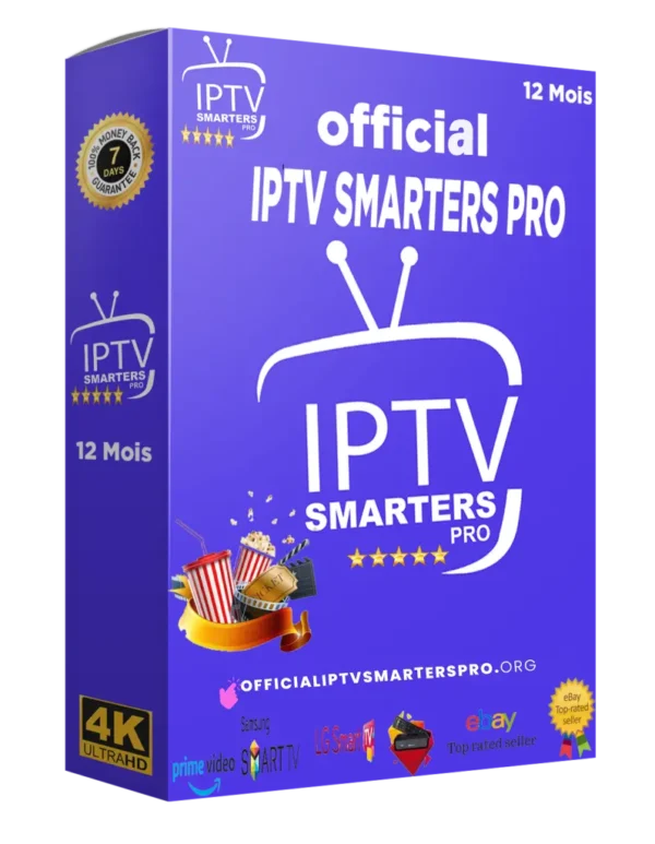 Activation application IPTV SMARTERS PRO 12/mois