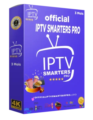 Activation application IPTV SMARTERS PRO 3/mois