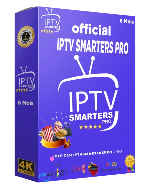 Activation application IPTV SMARTERS PRO 6/mois